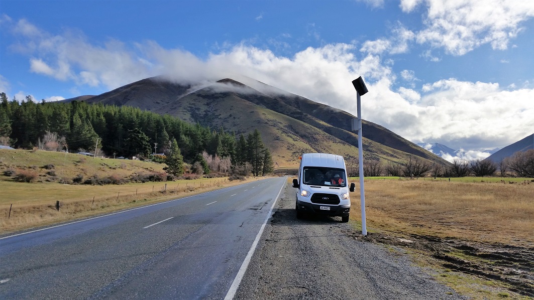 RouteTIP Bluetooth road safety beacon New Zealand